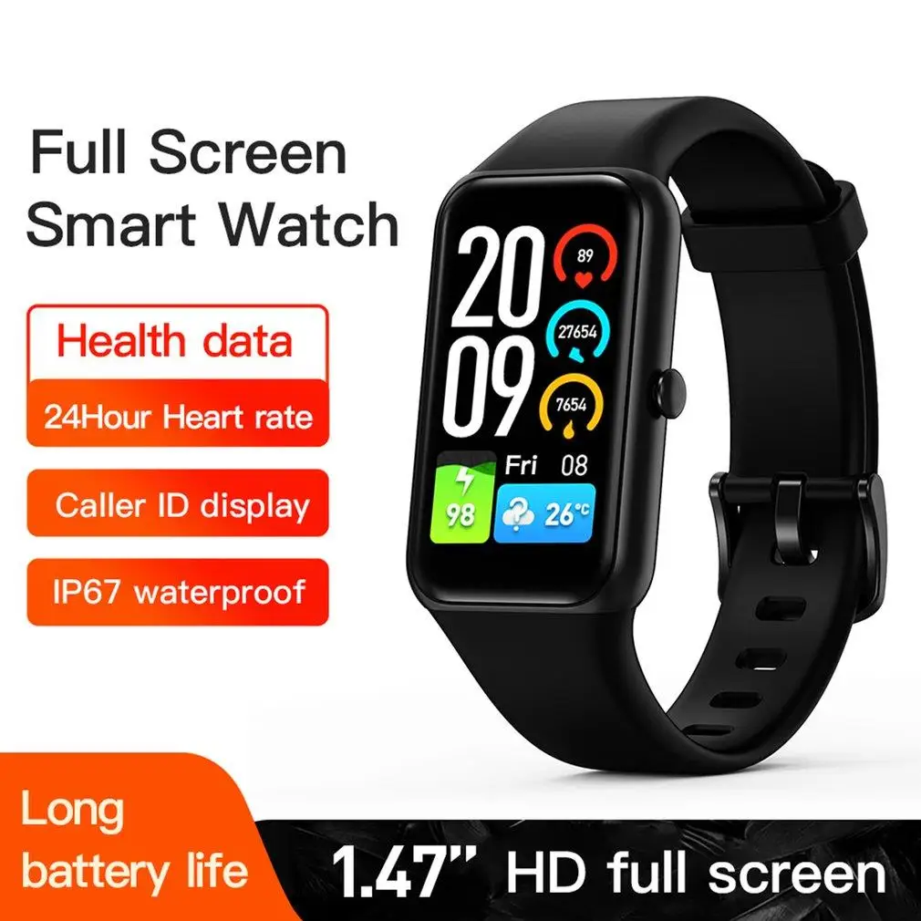 Smart Watch 1.47 Inch C11 Wireless Watch Blood Oxygen Heart Rate Step Counter Menstrual Cycle Smart Bracelet Sports Watch
Smart Watch 1.47 Inch C11 Wireless Watch Blood Oxygen Heart Rate Step Counter Menstrual Cycle Smart Bracelet Sports Watch