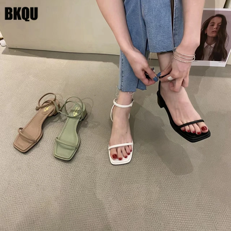2022 Summer New Women Sandals Design Ankle Straps Trend Ladies Mid Heels Pumps Square Toe Female Dress Elegant Fashion Shoes
2022 Summer New Women Sandals Design Ankle Straps Trend Ladies Mid Heels Pumps Square Toe Female Dress Elegant Fashion Shoes