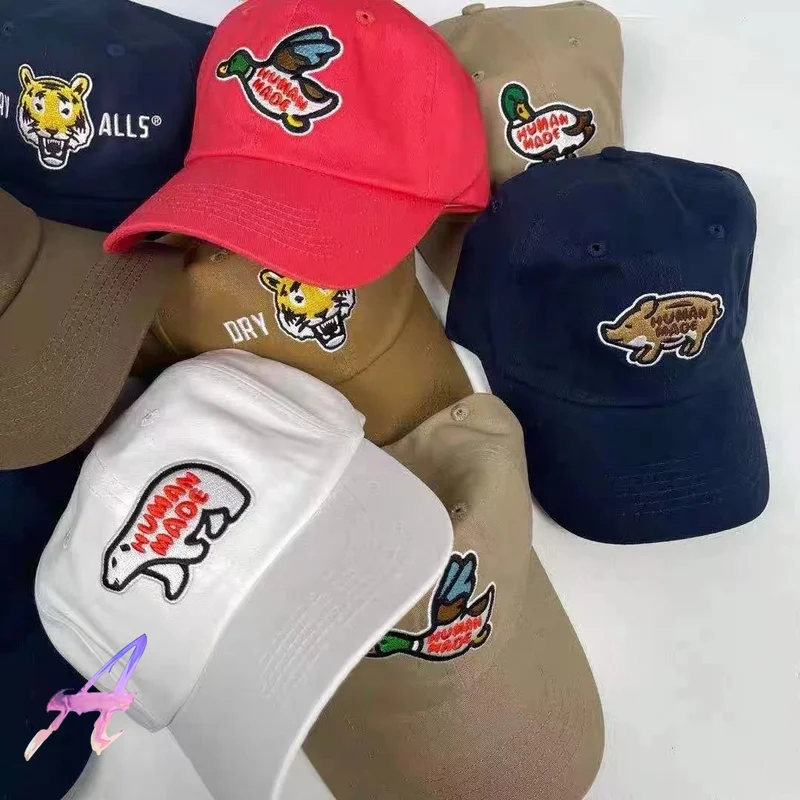 Human Made Baseball Cap Spring Summer Fashion Pig Duck Polar Bear Embroidery Sunshade Humanmade Peaked Cap
Human Made Baseball Cap Spring Summer Fashion Pig Duck Polar Bear Embroidery Sunshade Humanmade Peaked Cap