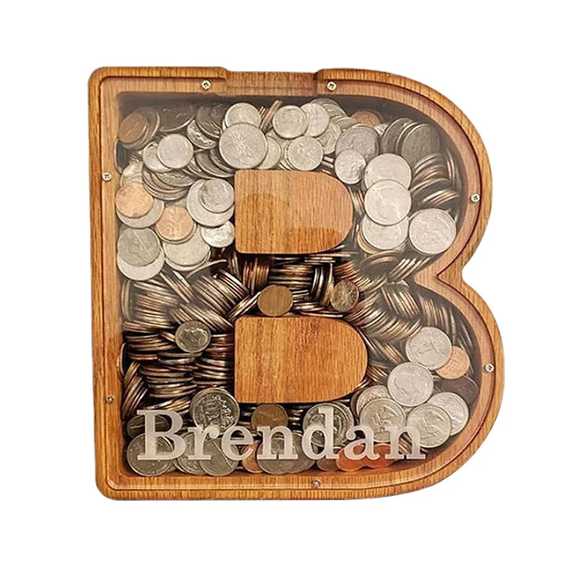 Children's Cartoon Gifts Piggy Bank Home Decoration English Alphabet Piggy Bank High-value Wooden Piggy Bank
Children's Cartoon Gifts Piggy Bank Home Decoration English Alphabet Piggy Bank High-value Wooden Piggy Bank