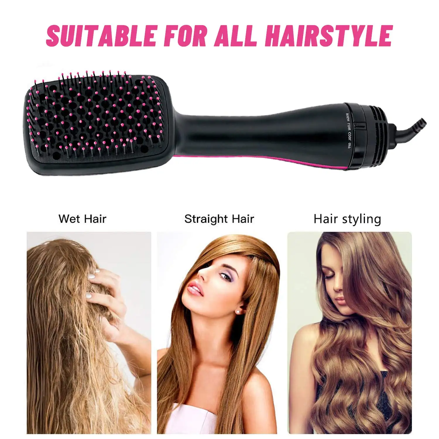 Household Hair Dryer Styling Comb Dry And Wet Two-In-One Straight Hair Brush Head Massage Blowing Styling Tool
Household Hair Dryer Styling Comb Dry And Wet Two-In-One Straight Hair Brush Head Massage Blowing Styling Tool