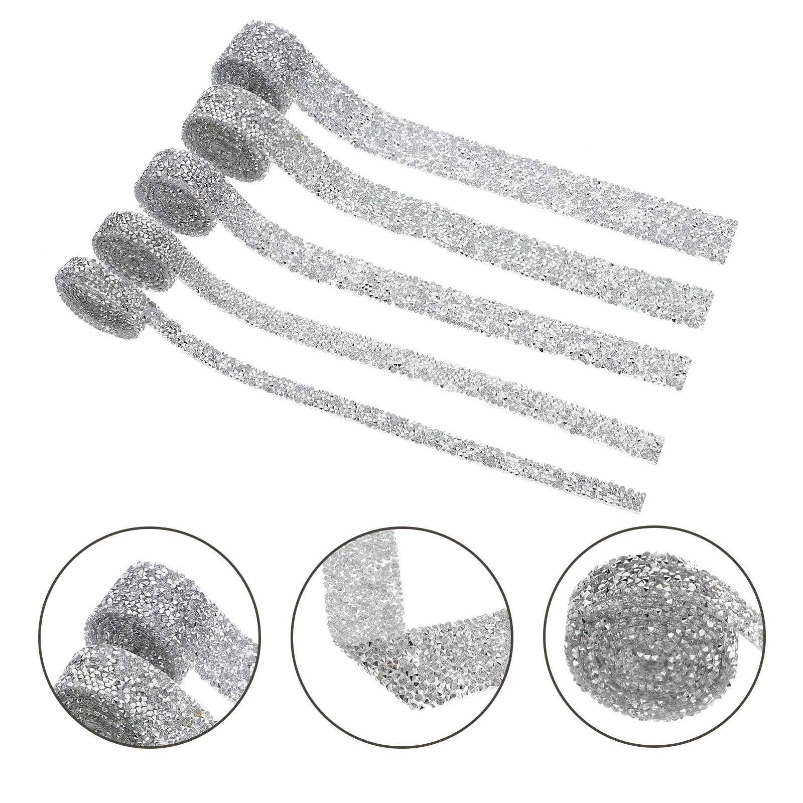 5 Rolls DIY Rhinestone Wraps Rhinestone Ribbons Sparkling Tapes Rhinestone Banding Belt
5 Rolls DIY Rhinestone Wraps Rhinestone Ribbons Sparkling Tapes Rhinestone Banding Belt