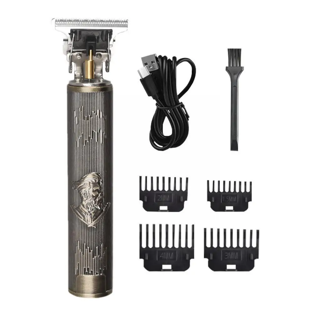 Hot Sale Vintage T9 Electric Cordless Hair Cutting Machine Professional Hair Barber Trimmer For Men Shaver Beard Lighter E9M5
Hot Sale Vintage T9 Electric Cordless Hair Cutting Machine Professional Hair Barber Trimmer For Men Shaver Beard Lighter E9M5