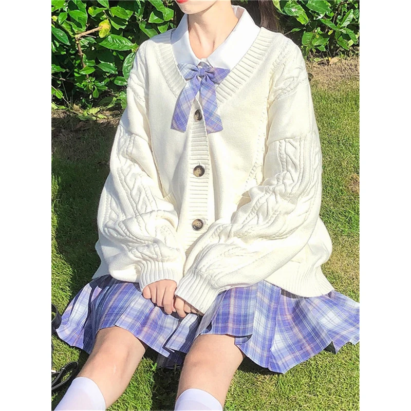 College Student Jk Sweater Autumm Cardigan Sweater Kawaii Japanese Style Kawaii Clothes Teen Girl Jacket Knitting Overcoat Party
College Student Jk Sweater Autumm Cardigan Sweater Kawaii Japanese Style Kawaii Clothes Teen Girl Jacket Knitting Overcoat Party