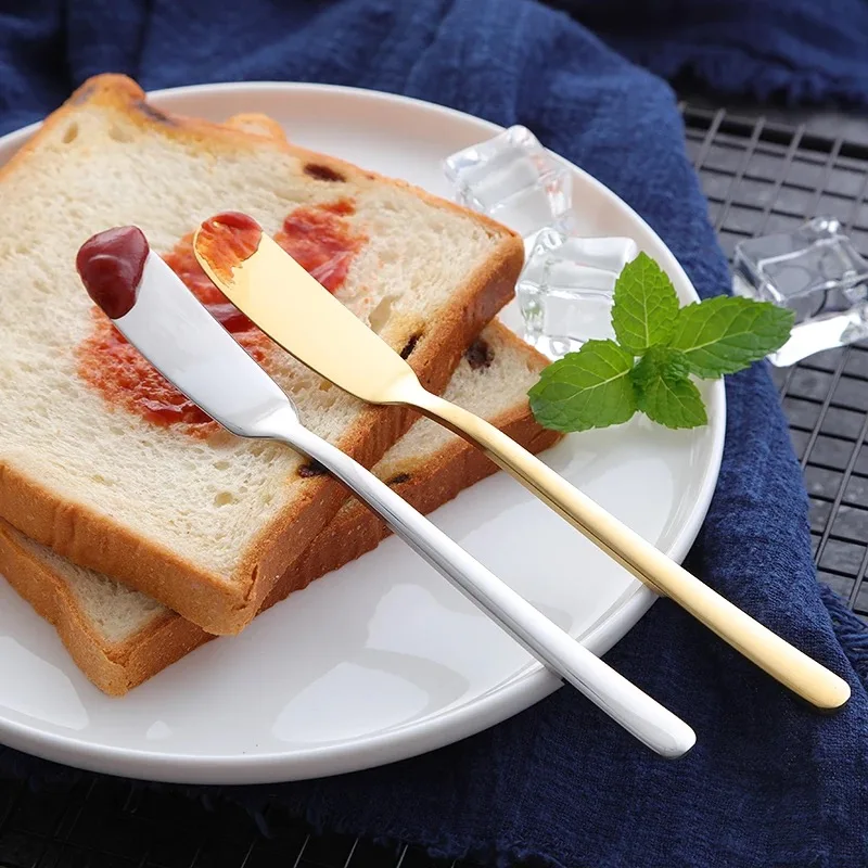 Stainless Steel Butter Knife Pizza Hole Cheese Dessert Jam Knife Cutlery Cream Knifes Breakfast Toast Bread Knife Kichen Tools
Stainless Steel Butter Knife Pizza Hole Cheese Dessert Jam Knife Cutlery Cream Knifes Breakfast Toast Bread Knife Kichen Tools