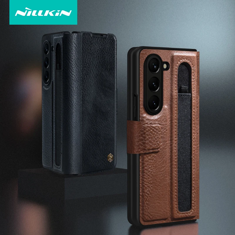 For Samsung Galaxy Z Fold 5 5G Case Nillkin Aoge Luxuly Leather Kickstand Cover with Pen Slot Pocket for Galaxy Z Fold5 케이스
For Samsung Galaxy Z Fold 5 5G Case Nillkin Aoge Luxuly Leather Kickstand Cover with Pen Slot Pocket for Galaxy Z Fold5 케이스