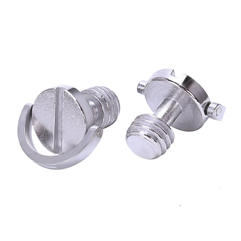 Longer Shaft D-Ring Screw 3/8 Inch-16 Thread Camera Tripod Quick Release Fixing Screw Adapter (Pack Of 2)
Longer Shaft D-Ring Screw 3/8 Inch-16 Thread Camera Tripod Quick Release Fixing Screw Adapter (Pack Of 2)
