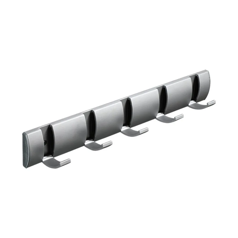 15 inch Wall Mount Coat Rack Modern with 5 Hooks Heavy Duty Folding Towel Hanger Gray Aluminum Home Storage Racks Bathroom
15 inch Wall Mount Coat Rack Modern with 5 Hooks Heavy Duty Folding Towel Hanger Gray Aluminum Home Storage Racks Bathroom
