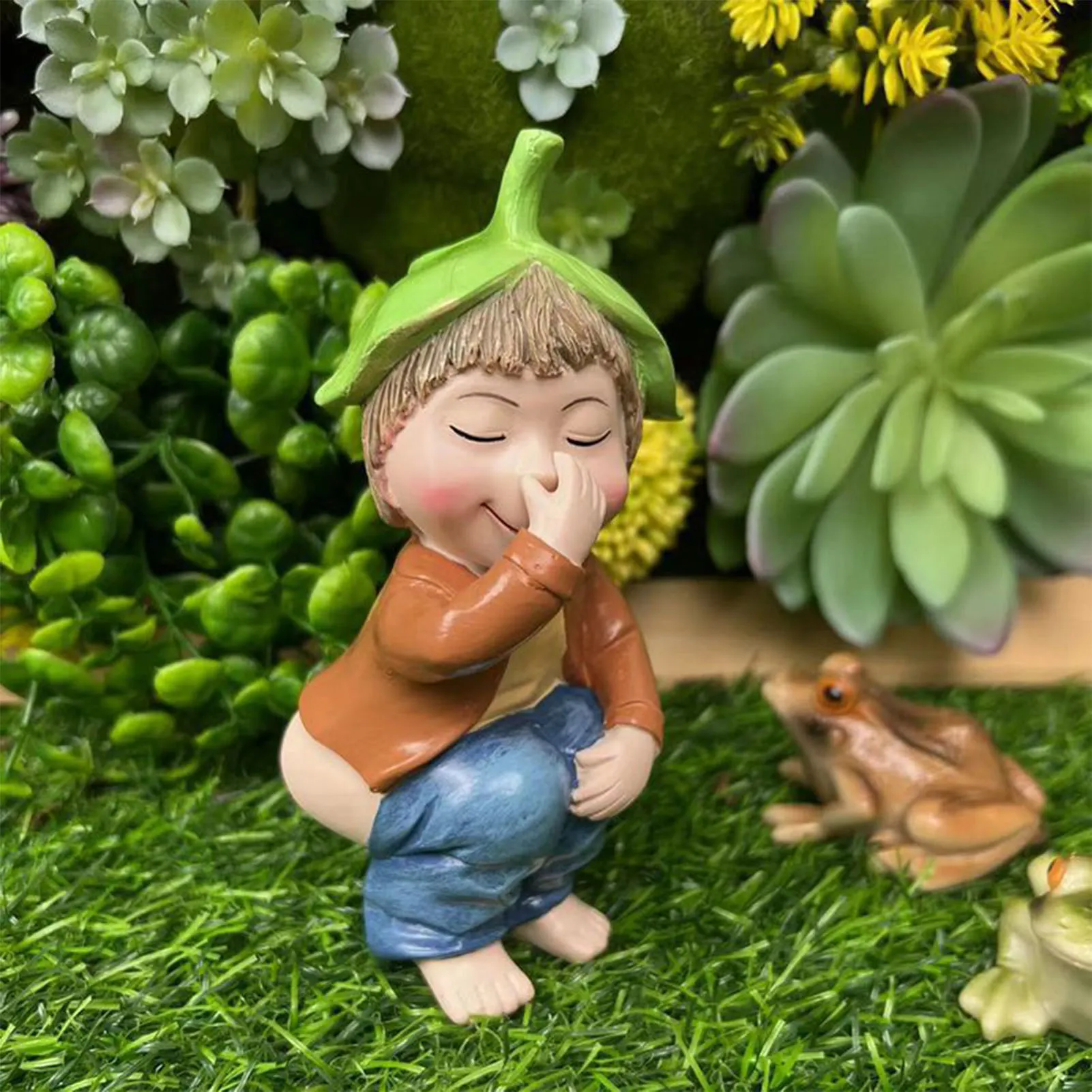 Funny Squatting Boy Yard Sculpture Enhance Yard Landscaping DIY Projects for Outdoor Courtyard Lawn
Funny Squatting Boy Yard Sculpture Enhance Yard Landscaping DIY Projects for Outdoor Courtyard Lawn