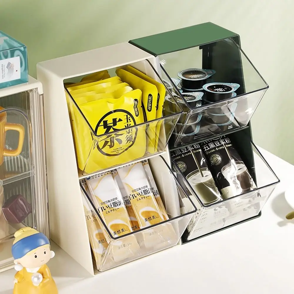 Plastic Tea Bag Storage Box, Double Layered, Transparent, Desktop Organizer, Detachable, Large Capacity, Sundries
Plastic Tea Bag Storage Box, Double Layered, Transparent, Desktop Organizer, Detachable, Large Capacity, Sundries