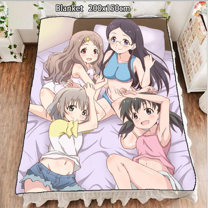 Anime Fleece Blanket Encouragement of Climb Kuraue Hinata Aoba Kokona quilt carpet soft Bedding Accessories 200x150cm 
Anime Fleece Blanket Encouragement of Climb Kuraue Hinata Aoba Kokona quilt carpet soft Bedding Accessories 200x150cm