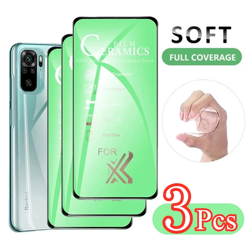 3Pcs Screen Protectors for Xiaomi Redmi Note 10 9 8 Pro Max 9T 9S 8 7 HD Soft Ceramic Film for Mi Poco M3 F3 X3 Pro No Glass
3Pcs Screen Protectors for Xiaomi Redmi Note 10 9 8 Pro Max 9T 9S 8 7 HD Soft Ceramic Film for Mi Poco M3 F3 X3 Pro No Glass