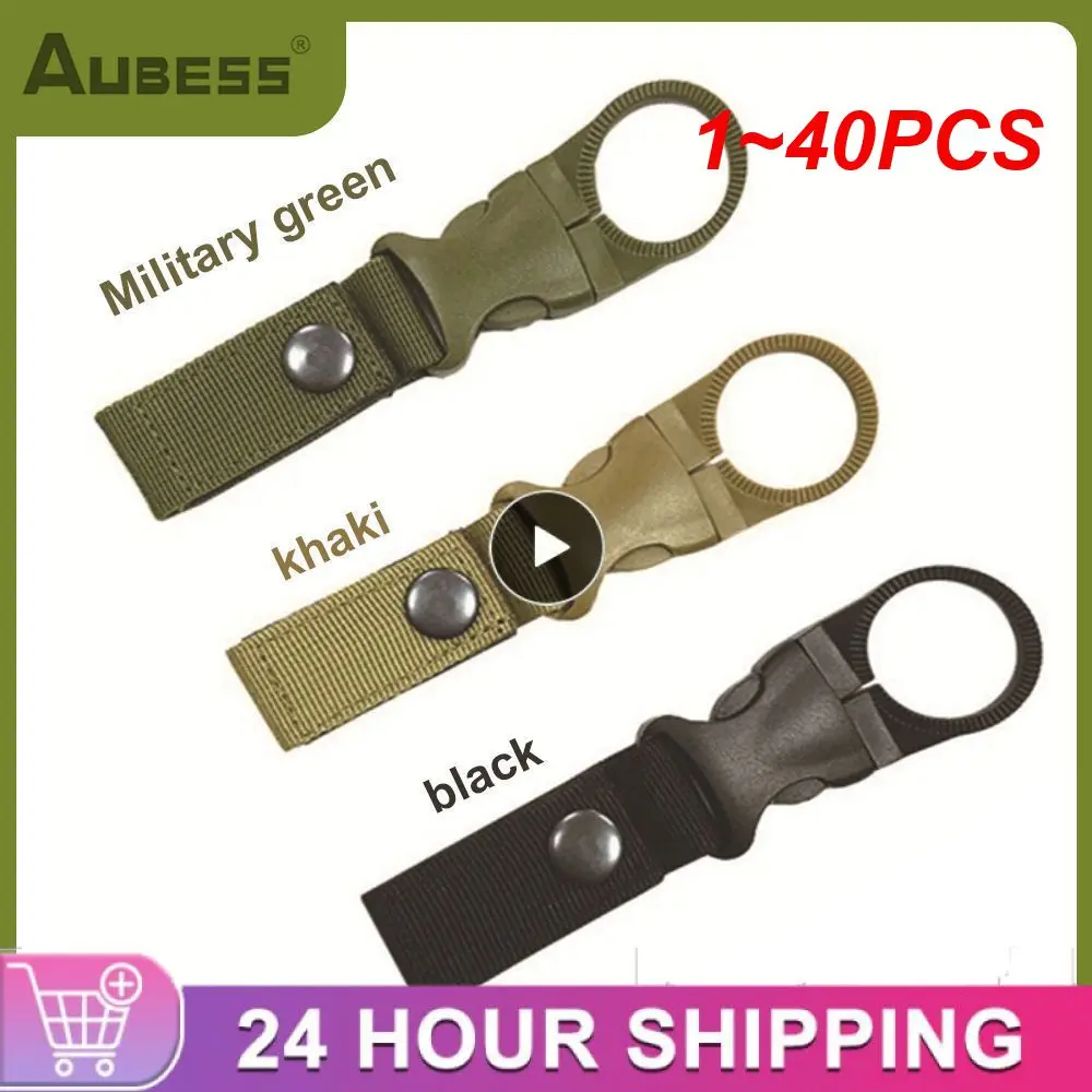 1~40PCS clasp molle attach Buckle Holder tool webbing backpack Hanger Hook Carabiner Water Bottle clip hang camp hike outdoor
1~40PCS clasp molle attach Buckle Holder tool webbing backpack Hanger Hook Carabiner Water Bottle clip hang camp hike outdoor