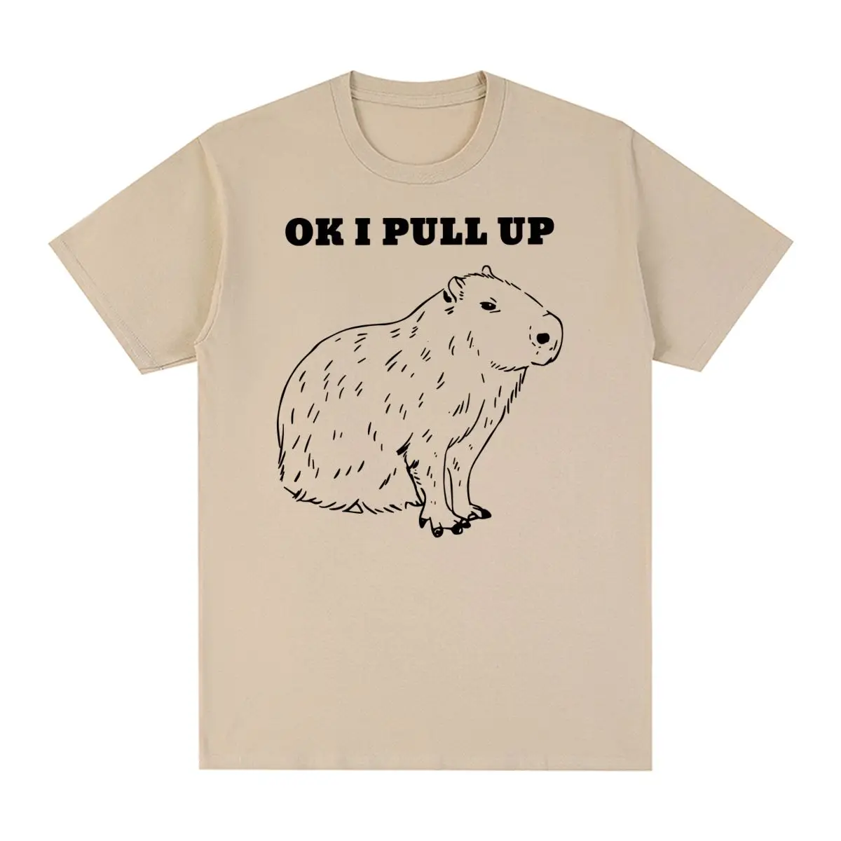 Винтажная Футболка Capybaras Ok I Pull Up, уличная одежда в стиле хип-хоп, забавная Хлопковая мужская футболка, новая футболка, женские топы
Винтажная Футболка Capybaras Ok I Pull Up, уличная одежда в стиле хип-хоп, забавная Хлопковая мужская футболка, новая футболка, женские топы