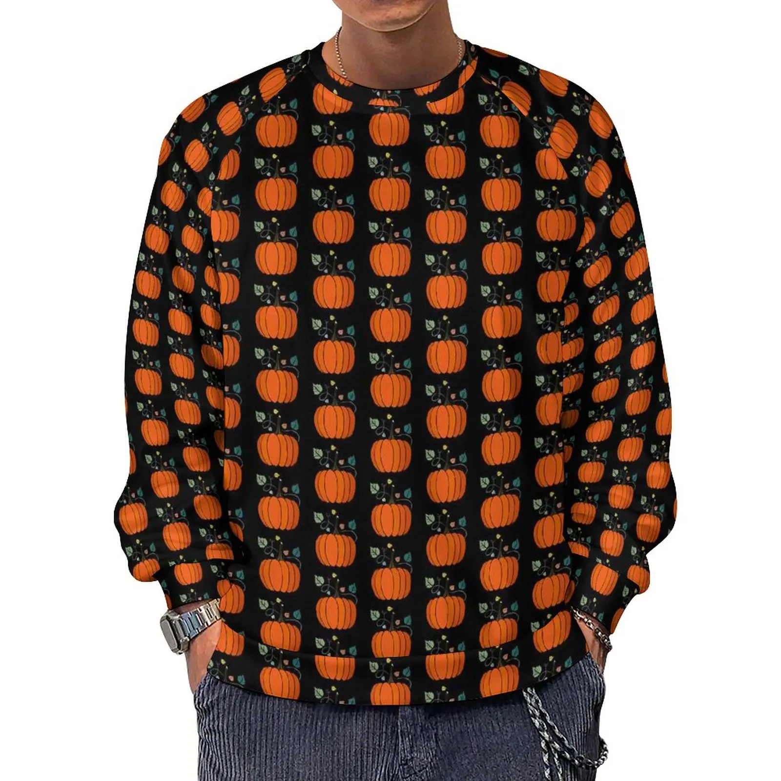 Halloween Pumpkin Casual Sweatshirts Vegetable Print Modern O Neck Hoodies Winter Long Sleeve Street Wear Oversized Hoodie Gift 
Halloween Pumpkin Casual Sweatshirts Vegetable Print Modern O Neck Hoodies Winter Long Sleeve Street Wear Oversized Hoodie Gift