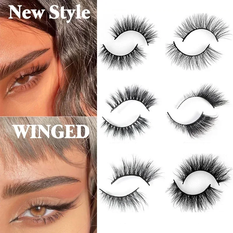 3D Winged Eyelash False Eyelashes Wispy Long Lash Extension Mink Eyelashes End Eye Elongated Eye Natural Fluffy False Eyelashes 
3D Winged Eyelash False Eyelashes Wispy Long Lash Extension Mink Eyelashes End Eye Elongated Eye Natural Fluffy False Eyelashes