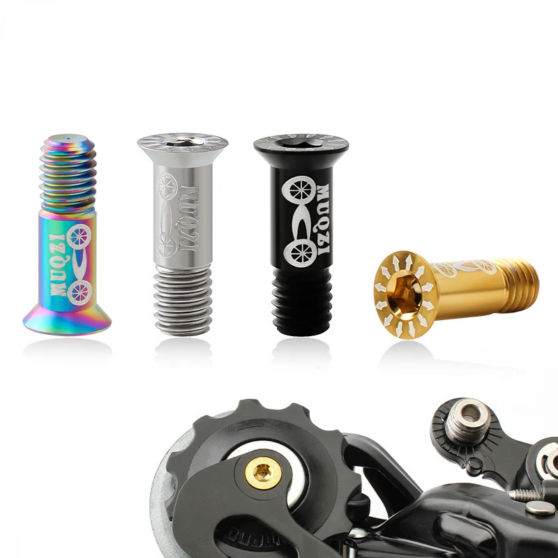 Титановые винты для велосипедного переключателя передач, M5, 2 шт. 
Титановые винты для велосипедного переключателя передач, M5, 2 шт.