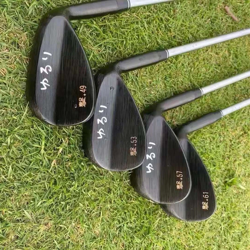 

New golf wedges golf Yururi Raw Gekku Forged 49 53 57 61 degree with steel shaft sand wedges golf clubs