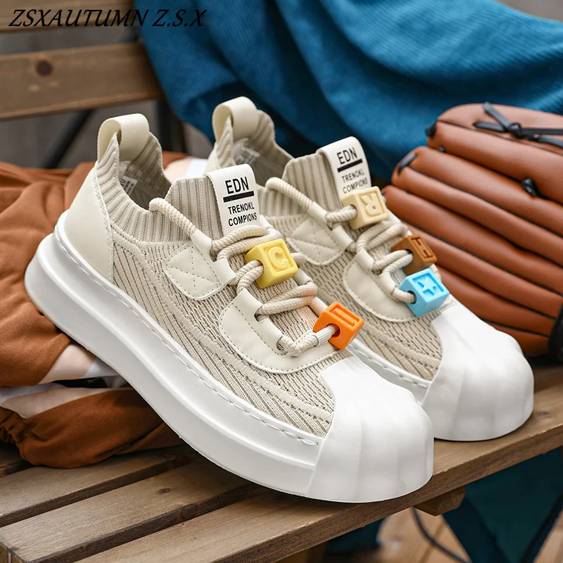 Men Casual Shoes Sneakers Chunky Walking Vulcanized Shoes for Men Trend Platform Sneakers Male Summer Breathle Shell Head 
Men Casual Shoes Sneakers Chunky Walking Vulcanized Shoes for Men Trend Platform Sneakers Male Summer Breathle Shell Head