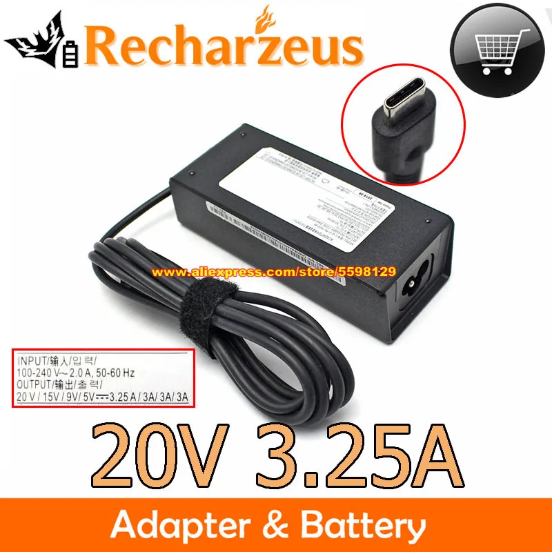 Genuine For Samsung A18-065N2A Ac Adapter PD-65ABH 20V 3.25A 15V 3A Laptop Adapter 9V 3A 5V 3A Power Supply For NT930SBE NP750QU
Genuine For Samsung A18-065N2A Ac Adapter PD-65ABH 20V 3.25A 15V 3A Laptop Adapter 9V 3A 5V 3A Power Supply For NT930SBE NP750QU