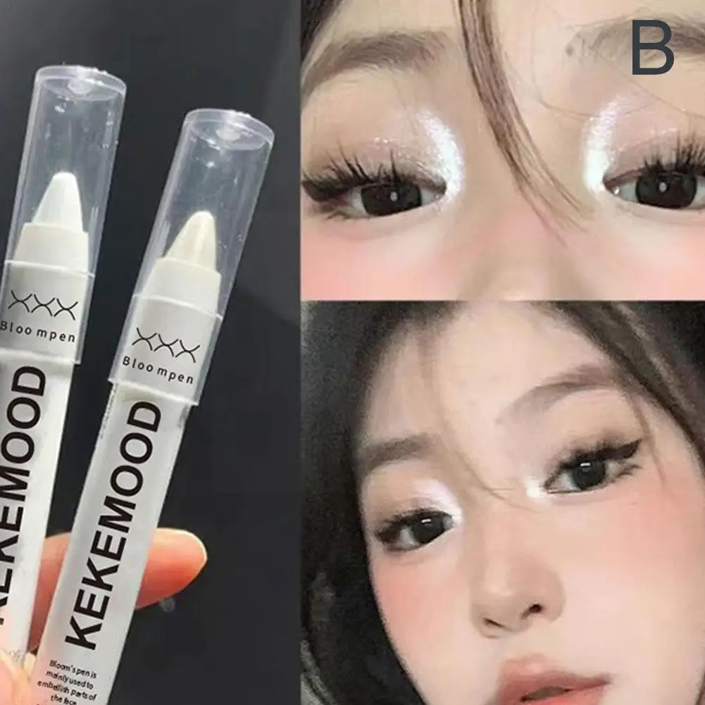 Glitter Highlighter Pen Waterproof Pearlescent Matte Stick Eyeshadow Silkworm Sliver Diamond Lying White Brighten Facial Ma D4S9
Glitter Highlighter Pen Waterproof Pearlescent Matte Stick Eyeshadow Silkworm Sliver Diamond Lying White Brighten Facial Ma D4S9