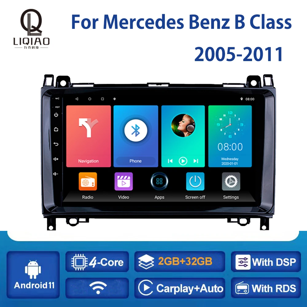 Android 11 Car Radio For Mercedes Benz B Class 2005-2011 Multimidia Video Player Navigation GPS Carplay Bluetooth DVD FM WIFI 4G
Android 11 Car Radio For Mercedes Benz B Class 2005-2011 Multimidia Video Player Navigation GPS Carplay Bluetooth DVD FM WIFI 4G