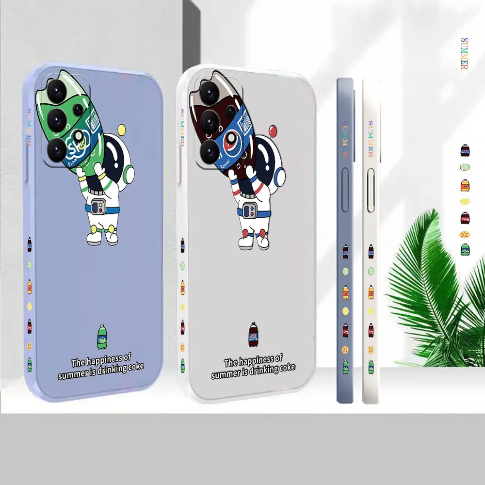 Liquid For Samsung A91 A73 A72 A71 A53 A52 A51 A42 A33 A32 A31 A23 A22 A21S A13 A12 Cover Cola Aerated Water Cute Astronaut Case
Liquid For Samsung A91 A73 A72 A71 A53 A52 A51 A42 A33 A32 A31 A23 A22 A21S A13 A12 Cover Cola Aerated Water Cute Astronaut Case