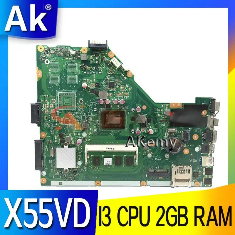 X55VD Mainboard For Asus X55V X55VD Laptop Motherboard With I3-2350/2370M RAM-2GB Test Work 100%
X55VD Mainboard For Asus X55V X55VD Laptop Motherboard With I3-2350/2370M RAM-2GB Test Work 100%