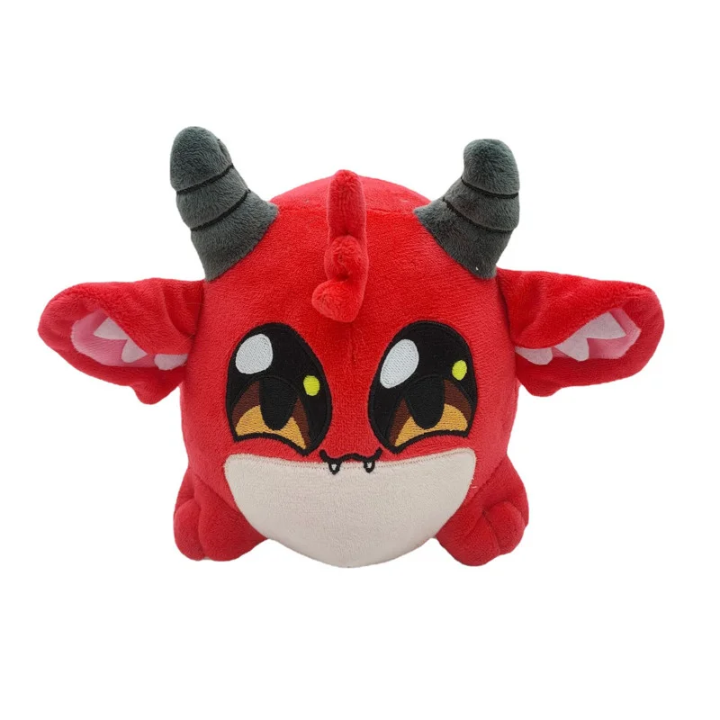 

Red Emotional Support Demon Plush Doll Animation Games Peripheral Holiday Gifts Plushies Toy Birthday Gift for Kids Boys Girls