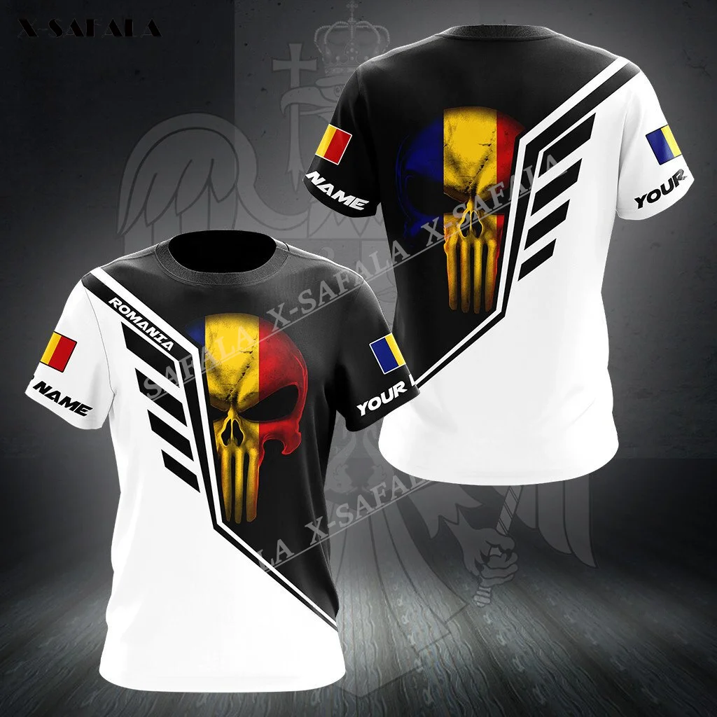 Summer ROMANIA Skull Custom Name Eagle 3D Print Men T-Shirts Tops Tees Short Sleeve Casual High Quality Milk Fiber Round Neck
Summer ROMANIA Skull Custom Name Eagle 3D Print Men T-Shirts Tops Tees Short Sleeve Casual High Quality Milk Fiber Round Neck