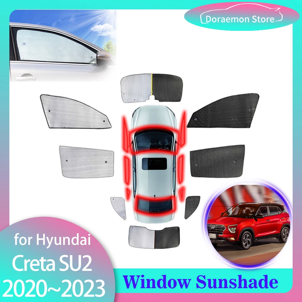 Full Covers Sunshades for Hyundai Creta Cantus SU2 2020~2023 Rear Side Windows Sun Visor Curtain Windshield Mats Car Accessories
Full Covers Sunshades for Hyundai Creta Cantus SU2 2020~2023 Rear Side Windows Sun Visor Curtain Windshield Mats Car Accessories