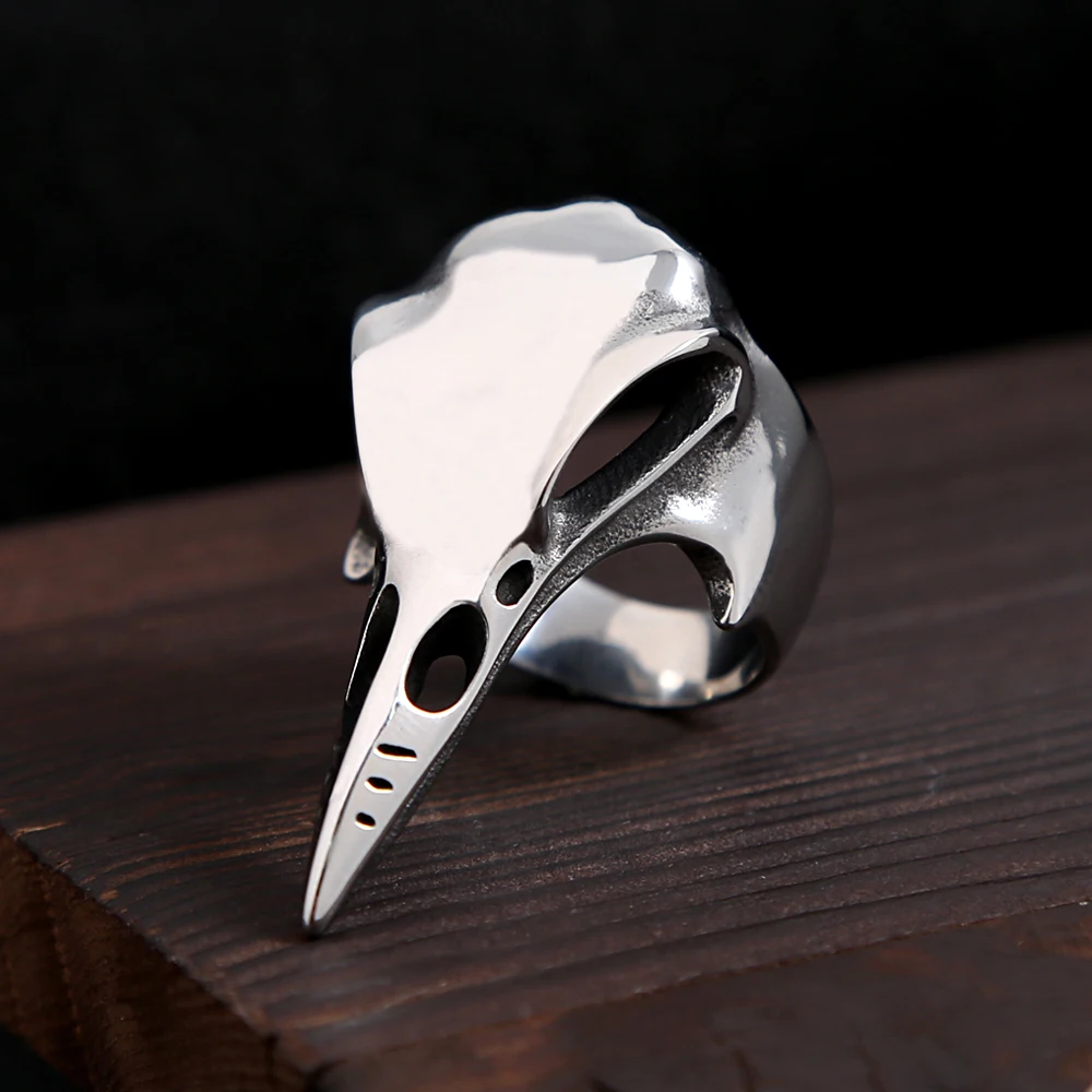 Gothic Vintage Stainless Steel Odin Viking Crow Skull Ring For Men Women Fashion Punk Animal Rings Biker Amulet Jewelry Gifts
Gothic Vintage Stainless Steel Odin Viking Crow Skull Ring For Men Women Fashion Punk Animal Rings Biker Amulet Jewelry Gifts