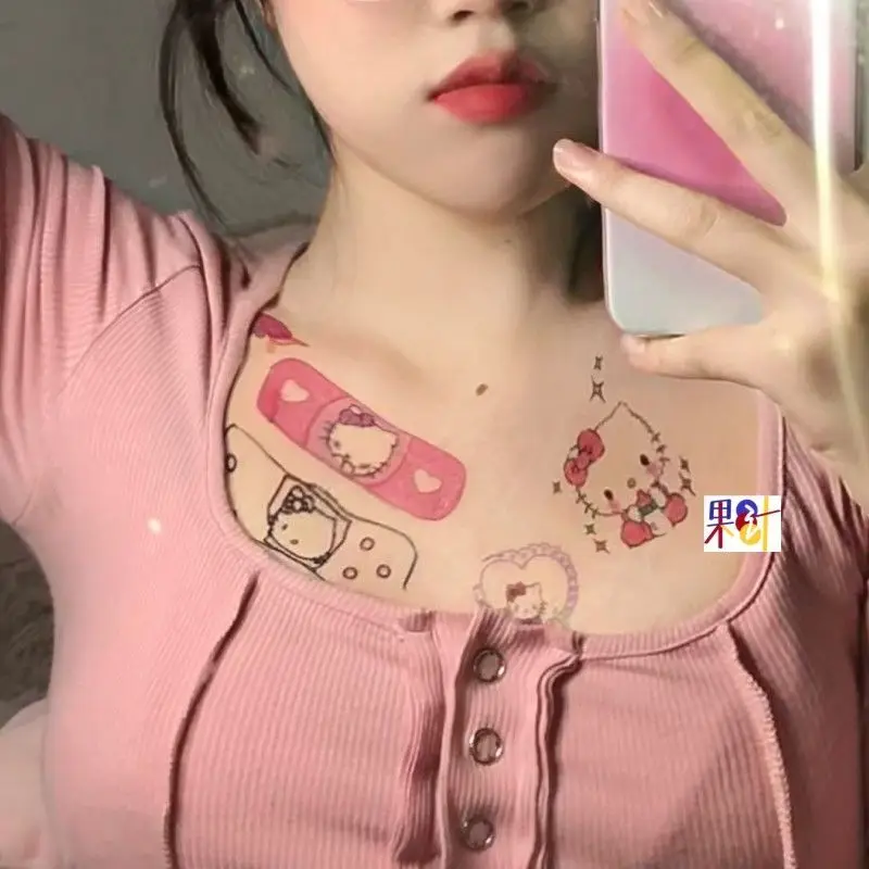 Kawaii Sanrios серия аниме Hello Kitty мультфильм милая девушка сердце ручная роспись рана Реалистичная водостойкая татуировка наклейки
Kawaii Sanrios серия аниме Hello Kitty мультфильм милая девушка сердце ручная роспись рана Реалистичная водостойкая татуировка наклейки