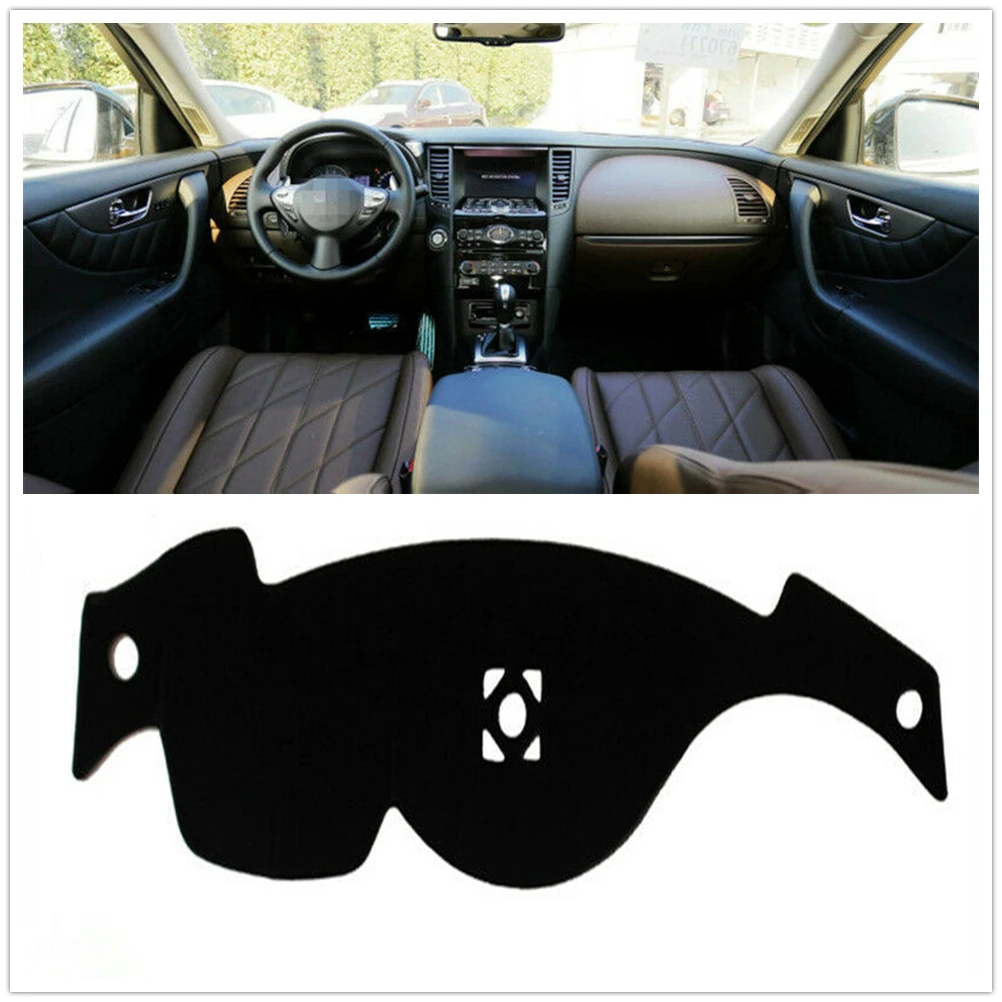Front Dashboard Cover Carpet For Infiniti QX70 2013-2016 Black Car Dash Board Heat Proof Mat Anti-Sun Shield Pad Shade Strip
Front Dashboard Cover Carpet For Infiniti QX70 2013-2016 Black Car Dash Board Heat Proof Mat Anti-Sun Shield Pad Shade Strip