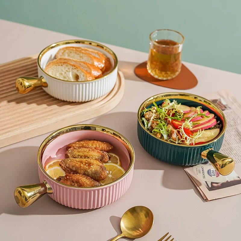 

Керамическая золотая зернистая чаша в скандинавском стиле, зеленая креативная фруктовая Салатница, фарфоровая посуда, кухонная десертная тарелка для хлеба и завтрака