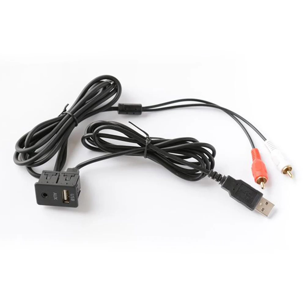 Panel Cable Aux Extension Cable 2RCA Car Audio USB Car Aux USB 4.9 Ft Black Extender Cable Plastic Brand New High Quality
Panel Cable Aux Extension Cable 2RCA Car Audio USB Car Aux USB 4.9 Ft Black Extender Cable Plastic Brand New High Quality
