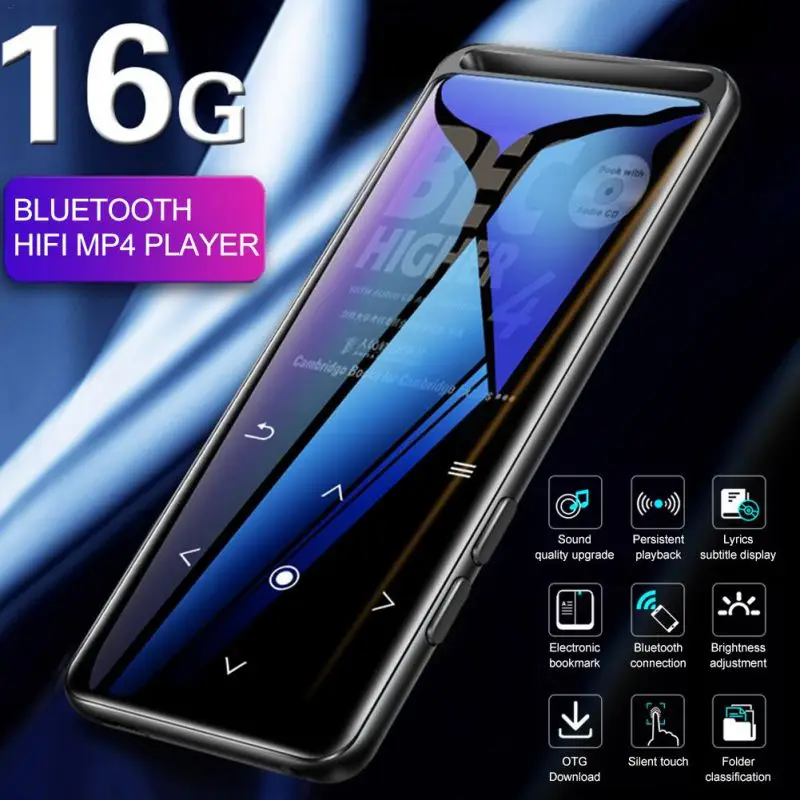 Портативный Hi-Fi аудиоплеер 1,8 дюйма с FM-радио, MP3-плеер с поддержкой Bluetooth 5,0, динамик, электронная книга, диктофон, музыкальный mp3-плеер
Портативный Hi-Fi аудиоплеер 1,8 дюйма с FM-радио, MP3-плеер с поддержкой Bluetooth 5,0, динамик, электронная книга, диктофон, музыкальный mp3-плеер