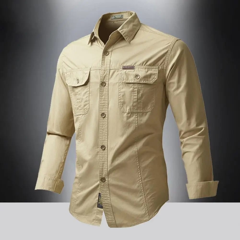Men Shirt Lapel Shirt Breathable Sweat Absorption Men's Shirt With Turn-down Collar Button Closure Top Comfort Style Men Shirt
Men Shirt Lapel Shirt Breathable Sweat Absorption Men's Shirt With Turn-down Collar Button Closure Top Comfort Style Men Shirt