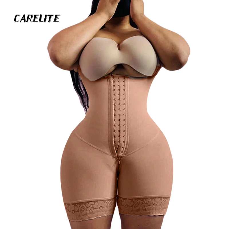 Hips & Butt Front Closure Charming Curves Elastic Mesh Fabric Slimming Fajas Lace Body Shaper
Hips & Butt Front Closure Charming Curves Elastic Mesh Fabric Slimming Fajas Lace Body Shaper
