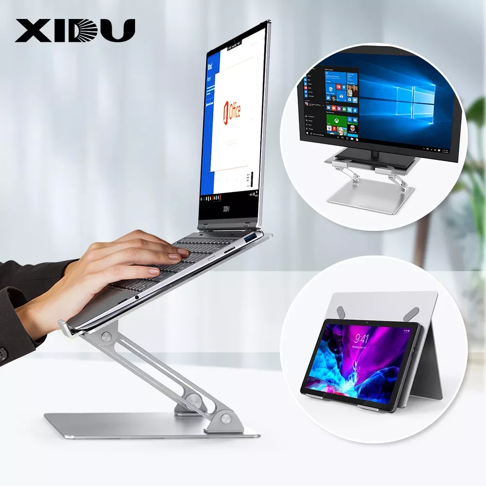 XIDU Laptop Stand Adjustable Base For Desk Bed Aluminium Notebook Desktop Stand For Macbook Air iPad Folding Non-Slip Bracket
XIDU Laptop Stand Adjustable Base For Desk Bed Aluminium Notebook Desktop Stand For Macbook Air iPad Folding Non-Slip Bracket