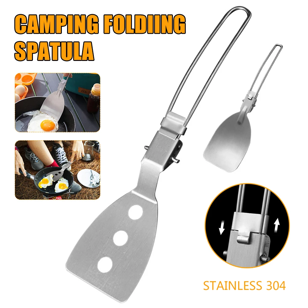 Outdoor Stainless Steel Folding Spatula Food Turner Steak Frying Shovel With Foldable Handle Outdoor Camping Picnic Cooking Tool
Outdoor Stainless Steel Folding Spatula Food Turner Steak Frying Shovel With Foldable Handle Outdoor Camping Picnic Cooking Tool