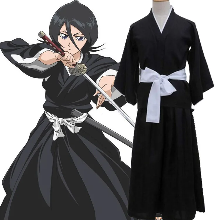 Full Outfit Costumes Cosplay Bleach Rukia Kurosaki Ichigo Die Pa Soul Society Shinigami Kimono Thousand-Year Blood War
Full Outfit Costumes Cosplay Bleach Rukia Kurosaki Ichigo Die Pa Soul Society Shinigami Kimono Thousand-Year Blood War