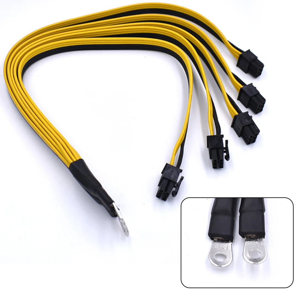 1X 40CM BTC Bitcoin Miner Graphics Card Splitter GPU PCI-E 6PIN S7 S9 S11 5 For BTC P3 Power Supply 6-Pin Cable High Quality
1X 40CM BTC Bitcoin Miner Graphics Card Splitter GPU PCI-E 6PIN S7 S9 S11 5 For BTC P3 Power Supply 6-Pin Cable High Quality