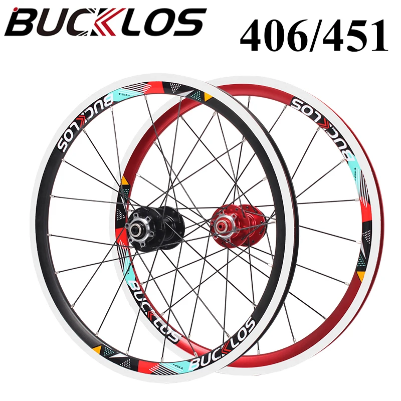 BUCKLOS 20inch Folding Bike Wheels 406 451 Aluminum Alloy Bicycle Wheelset 20H 100/135mm V Brake Disc Brake Wheel Rims Bike Part
BUCKLOS 20inch Folding Bike Wheels 406 451 Aluminum Alloy Bicycle Wheelset 20H 100/135mm V Brake Disc Brake Wheel Rims Bike Part