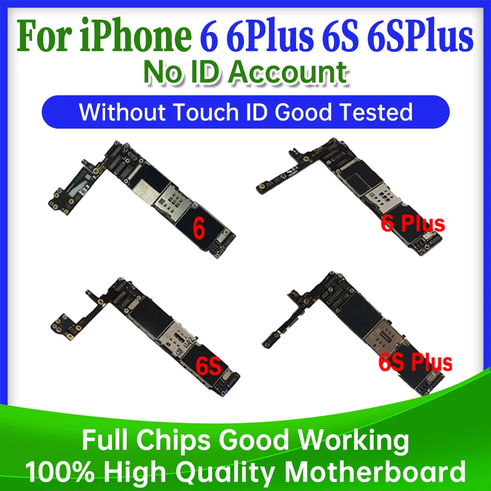 Для iPhone материнская плата для iPhone 6 6 Plus 6S 6S Plus материнская плата без идентификационной учетной записи Оригинальный разблокированный без Touch ...
Для iPhone материнская плата для iPhone 6 6 Plus 6S 6S Plus материнская плата без идентификационной учетной записи Оригинальный разблокированный без Touch ...