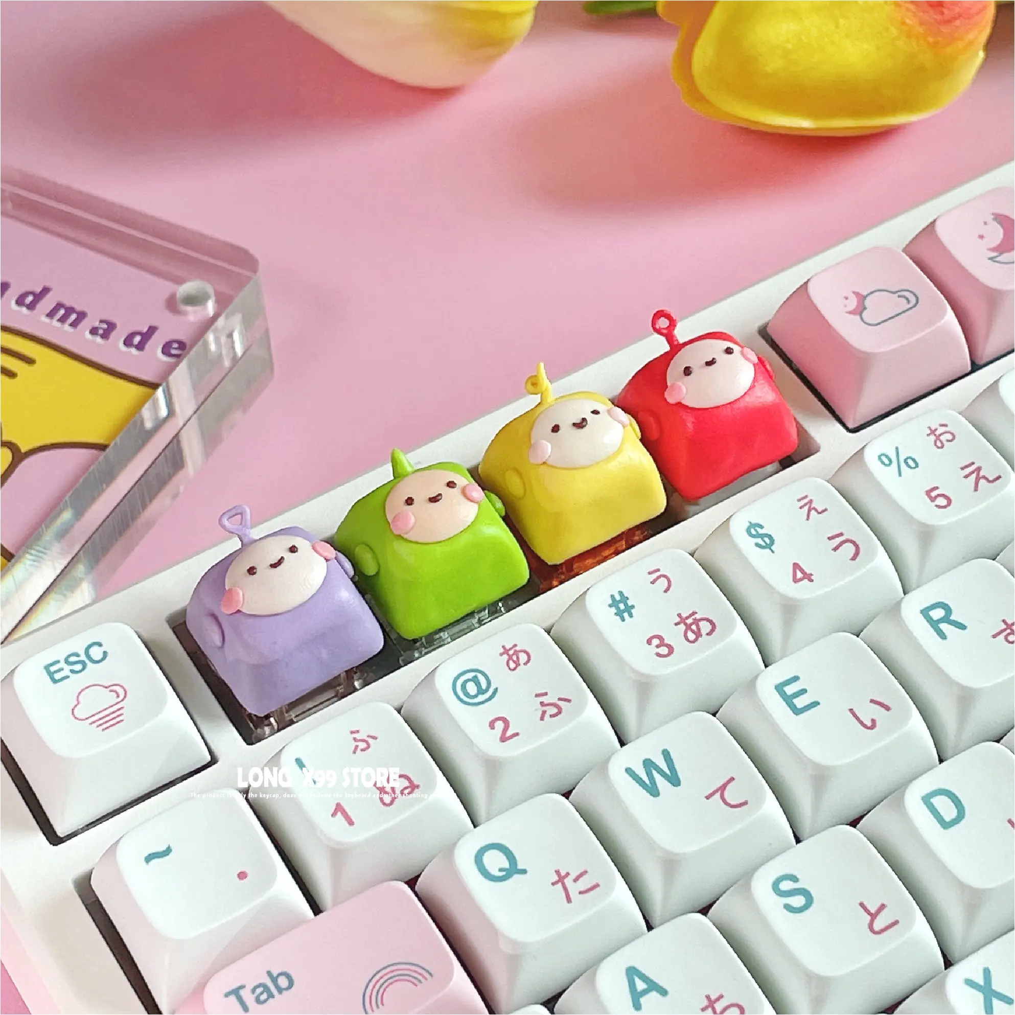 Personalized Design Handmade Cute Cartoon Animation antenna Baby Keycap Game Mechanical Keyboard Keycap Single ESC Key
Personalized Design Handmade Cute Cartoon Animation antenna Baby Keycap Game Mechanical Keyboard Keycap Single ESC Key