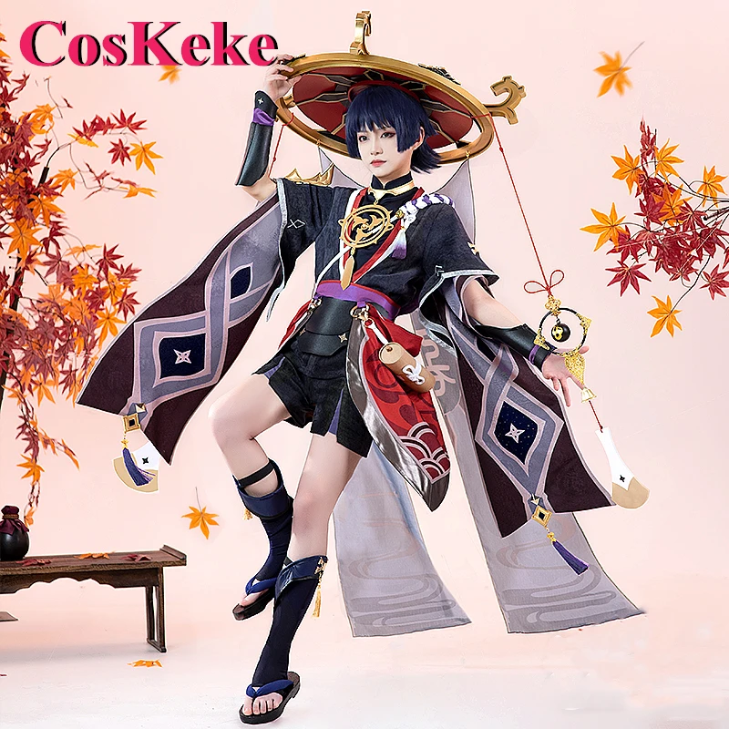 Костюм для косплея CosKeke Scaramouche, популярная игра Genshin Impact, модная боевая униформа для мужчин на Хэллоуин
Костюм для косплея CosKeke Scaramouche, популярная игра Genshin Impact, модная боевая униформа для мужчин на Хэллоуин