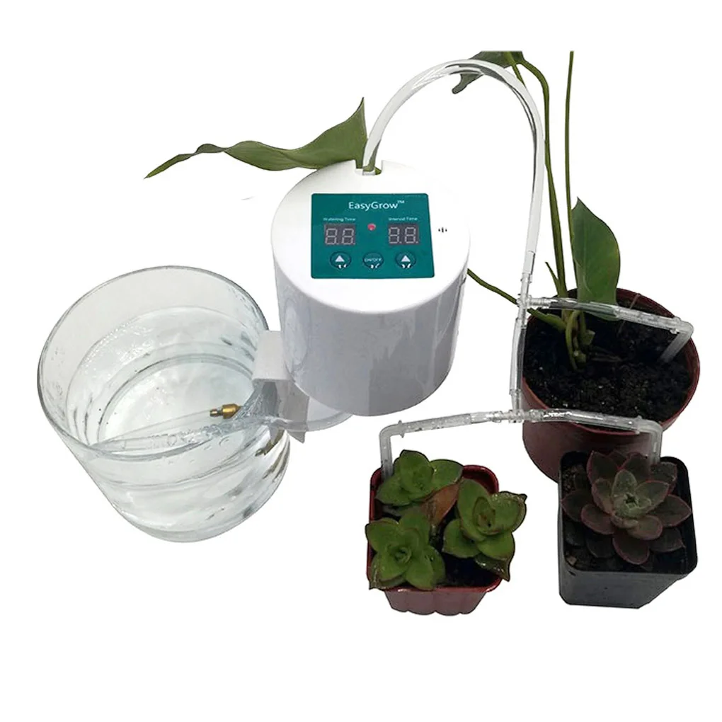 Intelligent Automatic Watering Device Watering Drip Irrigation Tool Water Pump Timer System for Succulents Plant
Intelligent Automatic Watering Device Watering Drip Irrigation Tool Water Pump Timer System for Succulents Plant
