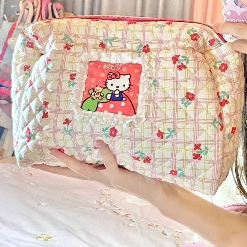 Quilting Makeup Bag Soft Cotton Women Zipper Cosmetic Organizer Cute Clutch Large Make Up Purse Portable Toiletry Case
Quilting Makeup Bag Soft Cotton Women Zipper Cosmetic Organizer Cute Clutch Large Make Up Purse Portable Toiletry Case