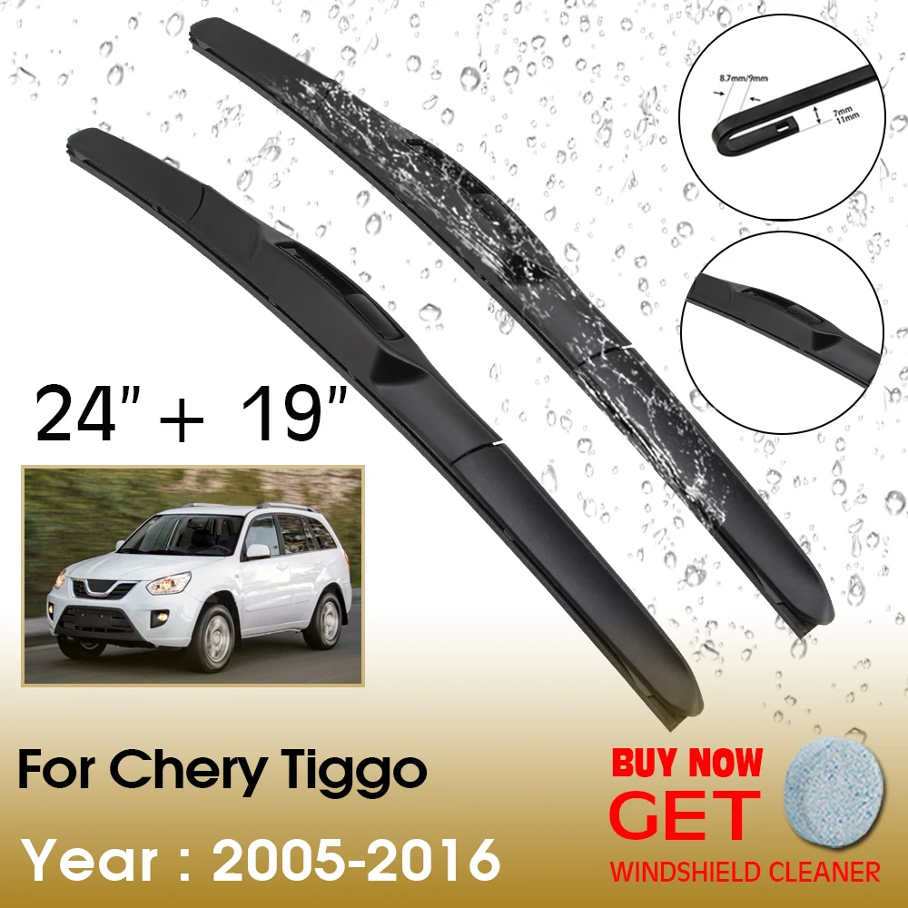 Car Wiper Blade For Chery Tiggo 24"+19" 2005-2016 Front Window Washer Windscreen Windshield Wipers Blades Accessories
Car Wiper Blade For Chery Tiggo 24"+19" 2005-2016 Front Window Washer Windscreen Windshield Wipers Blades Accessories